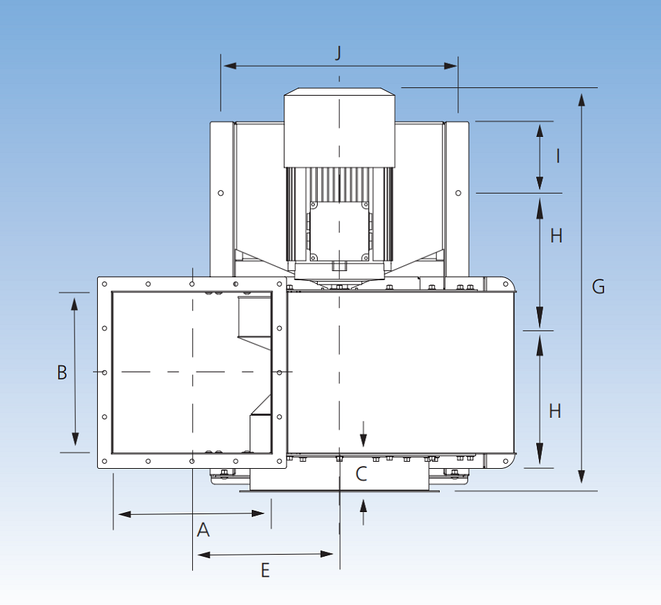 JK-30MTD Fan Dimension A